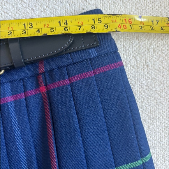 Brooks Brothers Navy Tartan A-Line Skirt - Picture 6 of 6